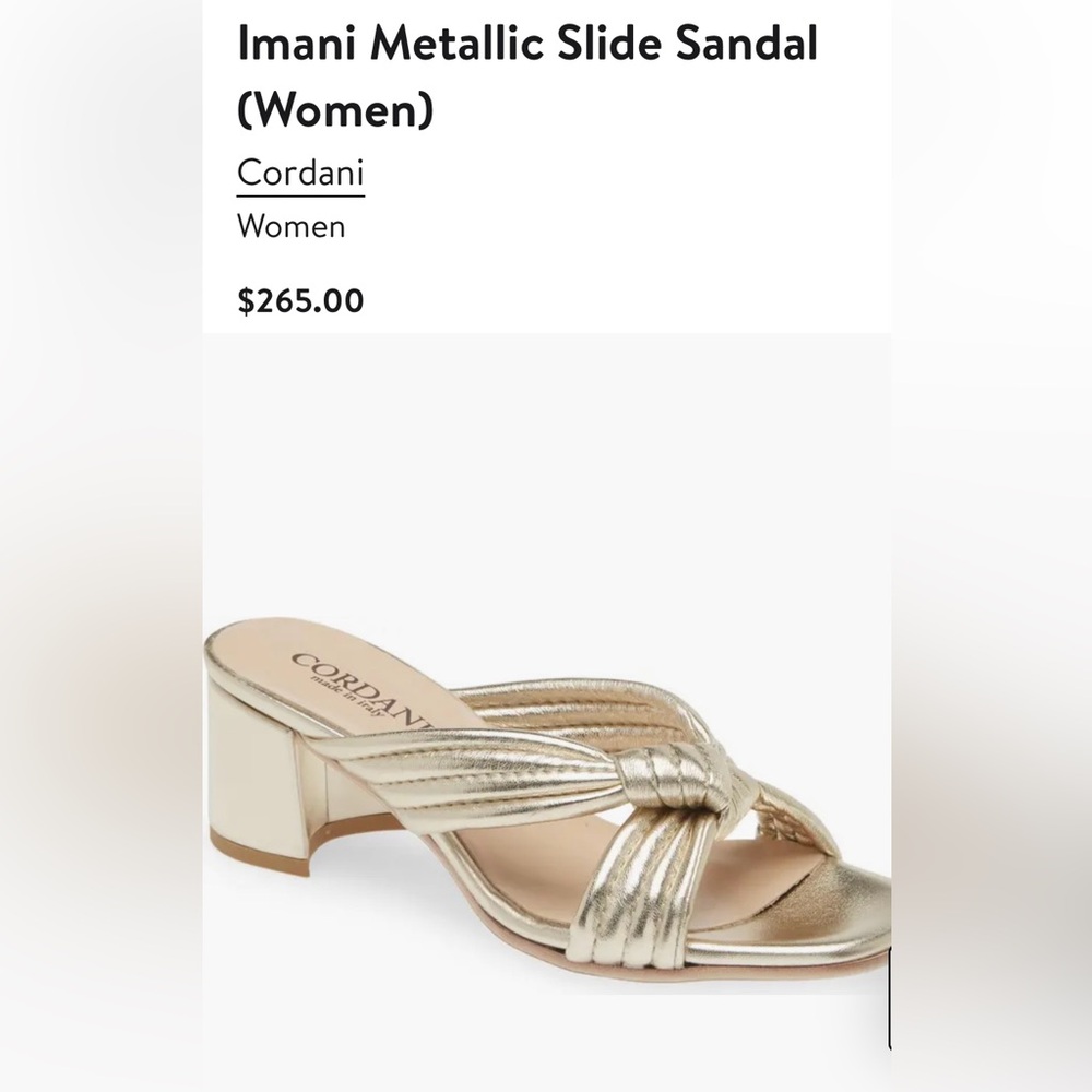 EUC! Cordani Imani Sandal